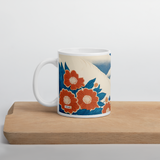 Calico Cat with Flowers and Moon Mug-NUANCE Collection